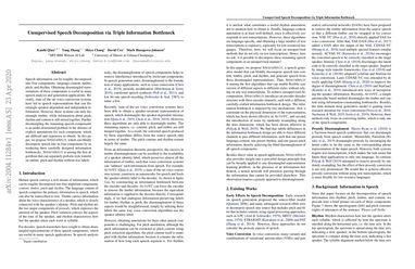 Unsupervised Speech Decomposition via Triple Information Bottleneck