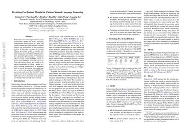 Revisiting Pre-Trained Models for Chinese Natural Language Processing