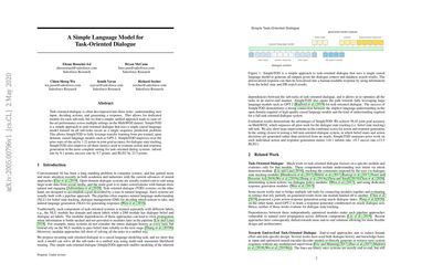 A Simple Language Model for Task-Oriented Dialogue