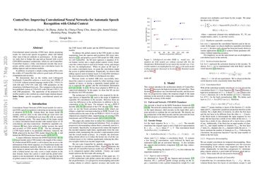 ContextNet: Improving Convolutional Neural Networks for Automatic Speech Recognition with Global Context