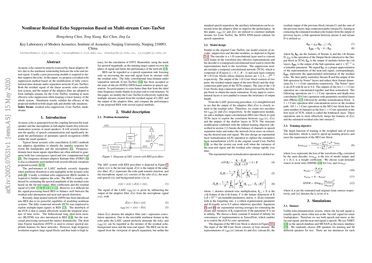 Nonlinear Residual Echo Suppression Based on Multi-stream Conv-TasNet
