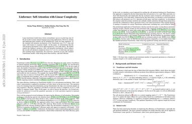 Linformer: Self-Attention with Linear Complexity