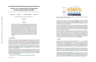 wav2vec 2.0: A Framework for Self-Supervised Learning of Speech Representations