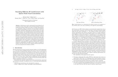 Searching Efficient 3D Architectures with Sparse Point-Voxel Convolution