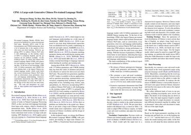 CPM: A Large-scale Generative Chinese Pre-trained Language Model