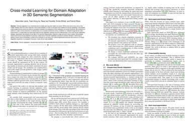 Cross-modal Learning for Domain Adaptation in 3D Semantic Segmentation