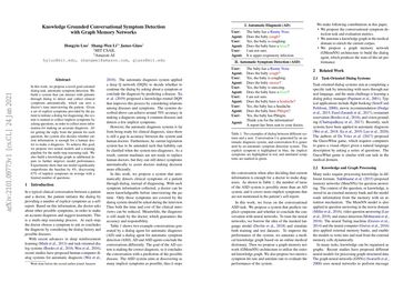 Knowledge Grounded Conversational Symptom Detection with Graph Memory Networks