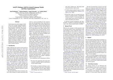 AuGPT: Auxiliary Tasks and Data Augmentation for End-To-End Dialogue with Pre-Trained Language Models