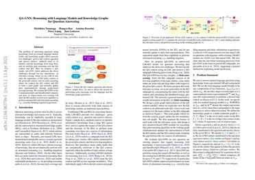 QA-GNN: Reasoning with Language Models and Knowledge Graphs for Question Answering