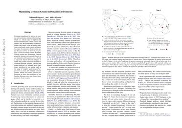 Maintaining Common Ground in Dynamic Environments