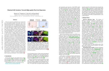 Polarized Self-Attention: Towards High-quality Pixel-wise Regression
