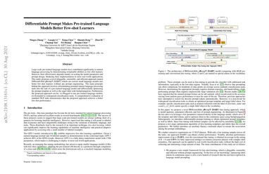Differentiable Prompt Makes Pre-trained Language Models Better Few-shot Learners