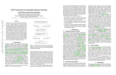 CEM: Commonsense-aware Empathetic Response Generation