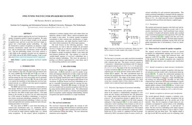 Fine-tuning wav2vec2 for speaker recognition