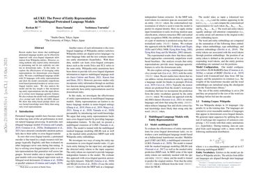 mLUKE: The Power of Entity Representations in Multilingual Pretrained Language Models