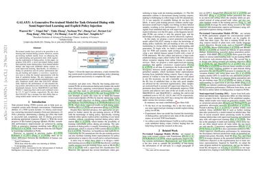 GALAXY: A Generative Pre-trained Model for Task-Oriented Dialog with Semi-Supervised Learning and Explicit Policy Injection
