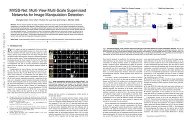MVSS-Net: Multi-View Multi-Scale Supervised Networks for Image Manipulation Detection
