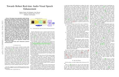Towards Robust Real-time Audio-Visual Speech Enhancement