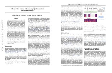 Self-supervised Learning with Random-projection Quantizer for Speech Recognition