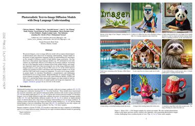 Photorealistic Text-to-Image Diffusion Models with Deep Language Understanding