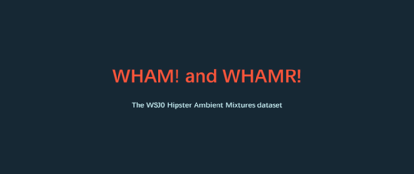 WHAM 噪音数据集
