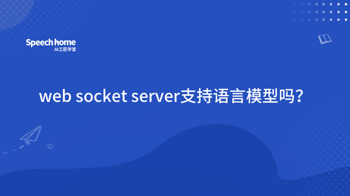 web socket server支持语言模型吗？