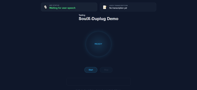 开源流式语义状态预测模块：SoulX-Duplug 让半双工系统秒变全双工