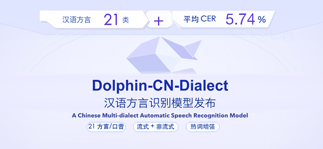 Dolphin-CN-Dialect 发布：同样的数据，换一种配方，让ASR听懂更多中国话