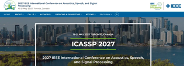 ICASSP 2027丨赛事合集
